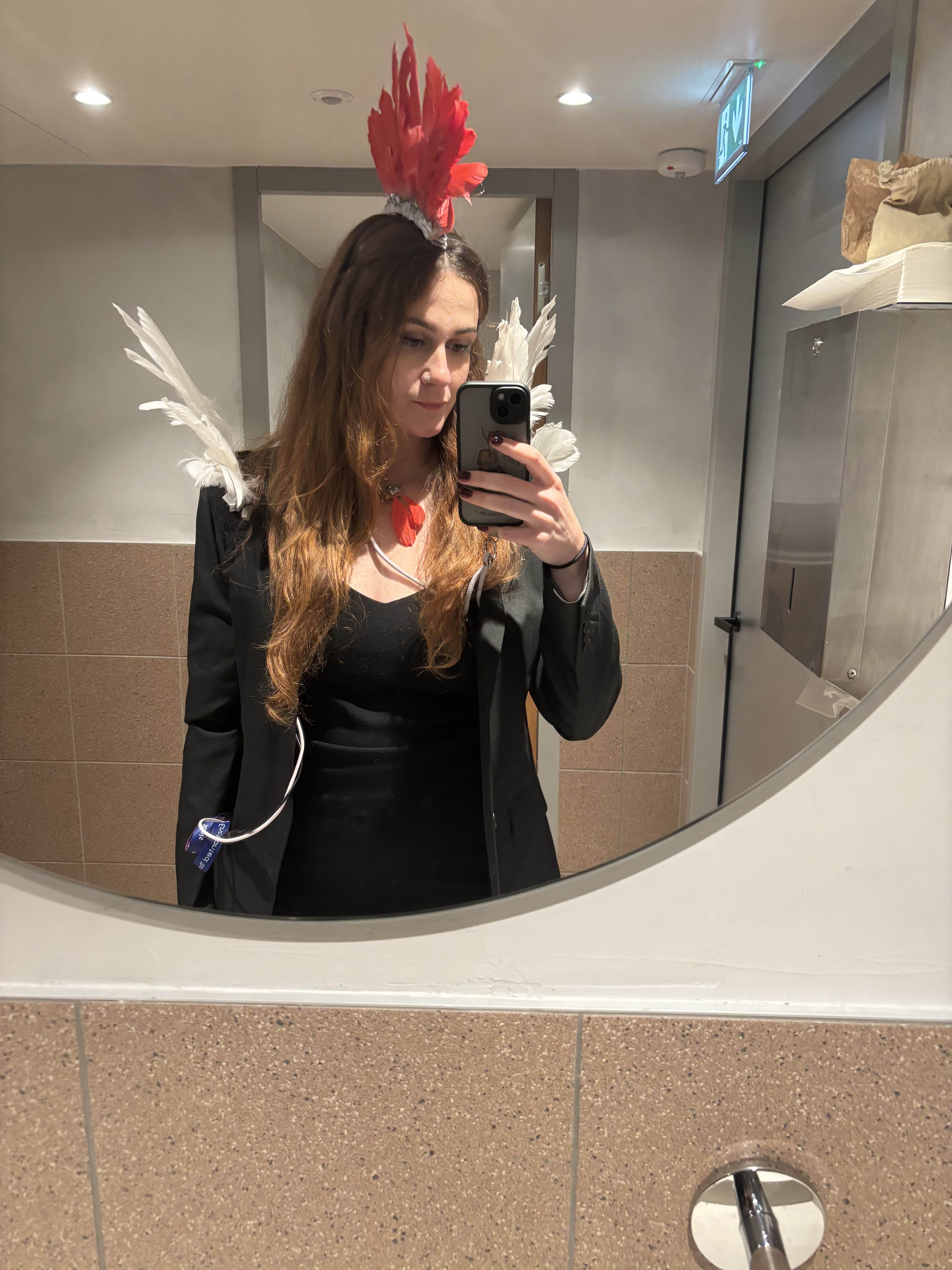 Chicken trainer costume